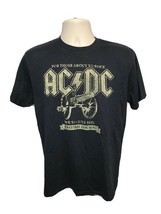 AC DC British Tour 82 We Salute You Adult Medium Black TShirt - £14.91 GBP