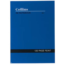 Collins Feint Ruled Notebook (A6) - 120 Pages - $20.76