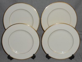 Set (4) Lenox Mansfield Pattern Salad Plates Made In Usa - £39.56 GBP