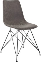 OSP Home Furnishings Trenton (2-Pack) Chair, Charcoal - £156.58 GBP