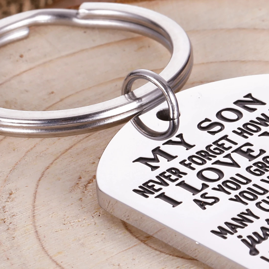 Sporting To My Son Keychain Birthday Gift for Son from Mom Graduation Gifts Him  - £23.89 GBP