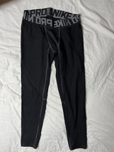 Nike Hyperwarm Pro Combat Compression Tights Pants Men’s XL Black 596297... - $25.00
