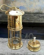 Nautical Maritime Ship Lantern ~ Brass Mini Oil Lamp ~ Boat Light Antiqu... - $72.11
