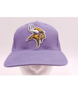 Vintage Minnesota Vikings 80s NFL Team Snapback Adjustable Purple Hat Ta... - £17.07 GBP