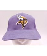 Vintage Minnesota Vikings 80s NFL Team Snapback Adjustable Purple Hat Ta... - $21.71