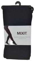 ( Lot 4 )Mixit Super Opaque Tights Control Top - Black Size L Brand New - £23.73 GBP