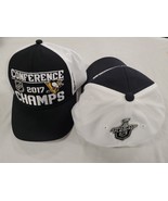 NWT Pittsburgh Penguins 2017 Conference Champs Adjustable Snapback Cap Hat - £23.18 GBP