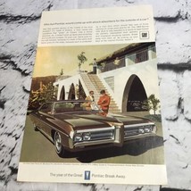 Vintage 1969 Print Ad ‘69 Pontiac Grand Prix Car Auto Advertising Art - £7.39 GBP