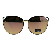 Giselle Lünetten Sonnenbrille Damen Rund Katzenauge Eck Ausschnitt Rahmen UV 400 - £9.39 GBP