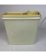 VTG Tupperware Sheer Cereal Keeper Container 469-5 With Lid 471-3 Flip Top - $179.81 MXN