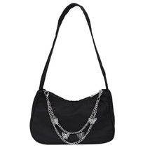 Fashion Pure Color  Chain  Underarm Bag Casual Elegant Ladies Small Hobos  Desig - £48.05 GBP