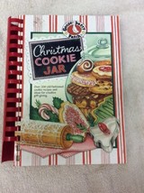 Christmas Cookie Jar Gooseberry Patch Hard Cover Spiral 2008 Cook Book - £16.02 GBP