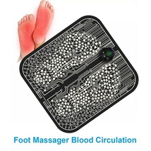 Foot Massager Mat Fisioterapia Electric Foot Cushion Blood Circulation Relax - £26.36 GBP