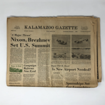13 Part Kalamazoo Gazette Newspapers May 13, 1973 Navy Women Nixon Skyla... - £28.27 GBP