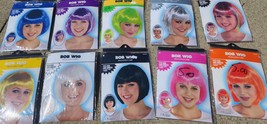 multi colored bob wig costume accessory - $5.00