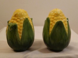 Vintage Ceramic Corn on the Cob Salt and Pepper Shaker Set - £13.76 GBP