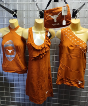 Texas Longhorns Womens Large 2 Assorted Clothes, Knit Over Shoulder Top ... - £15.79 GBP