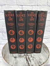 The Science of Life by H.G. Wells 1931 FIRST Edition, Four Volume Hardcover Set  - £46.54 GBP