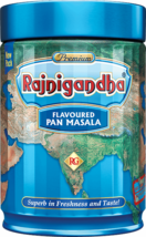 Rajnigandha Pan Masala Flavour Freshness Taste Smart Pocket Pack Tin Dabba 100g - £14.04 GBP