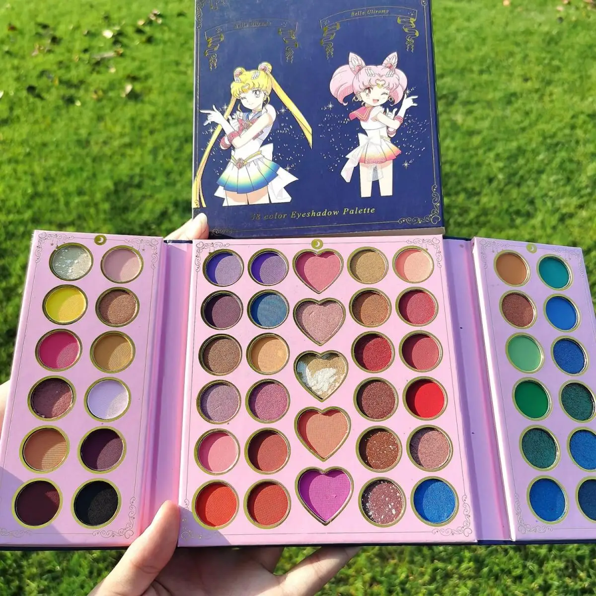 Ins New Cartoon Sailor Moon 58Color Eye Shadow Palette Eyeshadow Palette A - £15.79 GBP