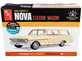 Skill 2 Model Kit 1963 Chevrolet II Nova Station Wagon &quot;Craftsman Plus Series&quot; 1 - £39.64 GBP