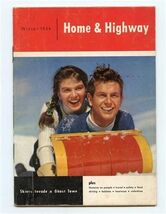 Home &amp; Highway Winter 1954 Skiers Invade a Ghost Town Allstate - $9.90