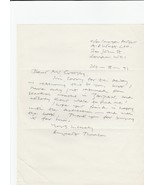 Rupert Thomson -  hand written letter signed. English author - £15.73 GBP