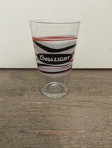 Vintage Coors Light Striped Double Down Summer Pint Glass - £9.24 GBP