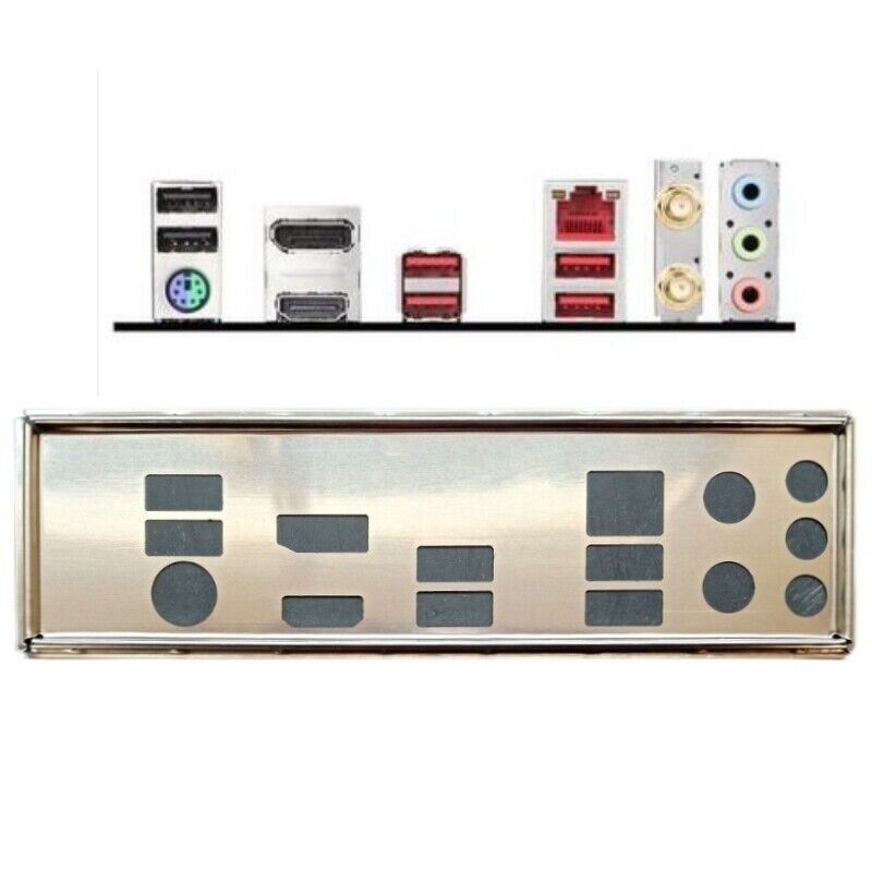 I/O MSI B450I GAMING PLUS MAX WIFI AC Motherboard Back plate rear baffle IO - $3.99