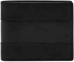 Fossil Men&#39;s Leather Bifold Wallet with Flip ID Window for Men - £79.78 GBP