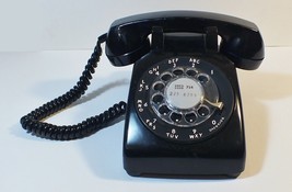Western Electric 500 Rotary Dial Black Desk Phone, In Good Condition-See... - $44.88