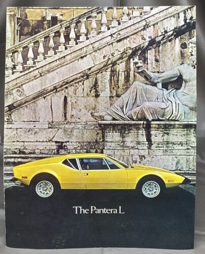 Original 1973 Ford DeTomaso Pantera L Sales Brochure Folder 73 - $14.01