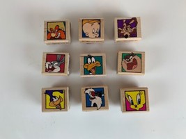 Looney Tunes by Rubber Stampede Lot Of 9 Vintage Rubber Stamps 1992 1993... - £45.10 GBP