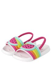 NWT  Gymboree Girls Watermelon Splish Splash Slides Size 13 1 NEW - £11.94 GBP