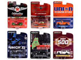 &quot;Anniversary Collection&quot; Set of 6 pieces Series 15 1/64 Diecast Model Cars by Gr - $72.81