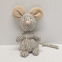 Russ Home Buddies Sniffy Mouse Plush Striped Terry Cloth Beanbag 6&quot; Stuf... - $19.70