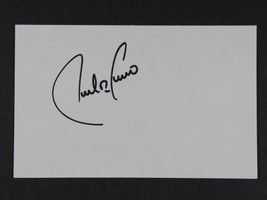 Carlos Franco Signed Autographed 3x5 Index Card - £3.94 GBP