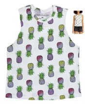 Rebellious One Juniors Printed Tank Top, Size Small - $18.81