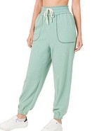 $40 Zenana French Terry Contrast-Stitch High-Waist Pocket Joggers Size X... - €17,81 EUR