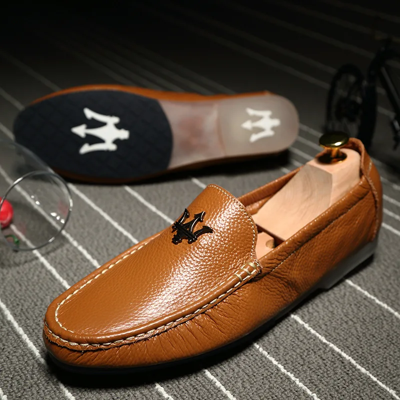  brands slip on formal luxury shoes men loafers moccasins genuine leather driving shoes thumb200