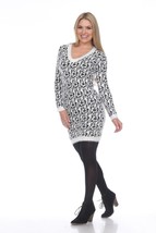 White Mark women&#39;s angora like sweater dresss in Black - £25.44 GBP