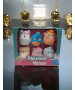 ORIGINAL SQUISHMALLOWS SQUISHVILLE HONOR ROLL SQUAD MINI SET W/SIX 2&quot; PL... - $23.75