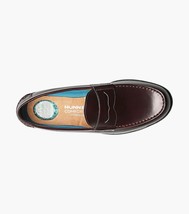 Nunn Bush Drexel Moc Toe Penny Loafer Dress Shoes Burgundy 84744-601 image 4