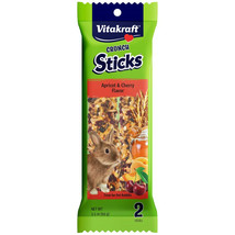 Vitakraft Crunch Sticks Rabbit Treats Apricot and Cherry Flavor 20 count (10 x 2 - £53.82 GBP
