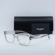 SAINT LAURENT SL616 004 Transparent Beige 53mm Eyeglasses New Authentic - £163.57 GBP