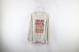 Vtg 90s Streetwear Mens XL Distressed 6 Pack Beer Group Therapy Sweatshirt USA - £31.61 GBP