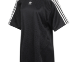 Adidas Oversize 3S Tricot Tee Dress Women&#39;s One Piece Casual Top Asia-Fi... - £68.62 GBP