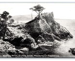 Lone Cypress Midway Point 17 Mile Drive Monterey CA B&amp;W DB Postcard W4 - $3.91