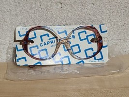 70s CAPRI OPTICS &quot;Sea Mist&quot; DISCO UNISEX EYEGLASSES/FRAMES 52x18 5 1/4&quot; ... - $7.08