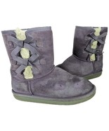 Purple Koolaburra UGG Boots Girls Victoria&#39;Short Winter Womens Size 4 - $34.65